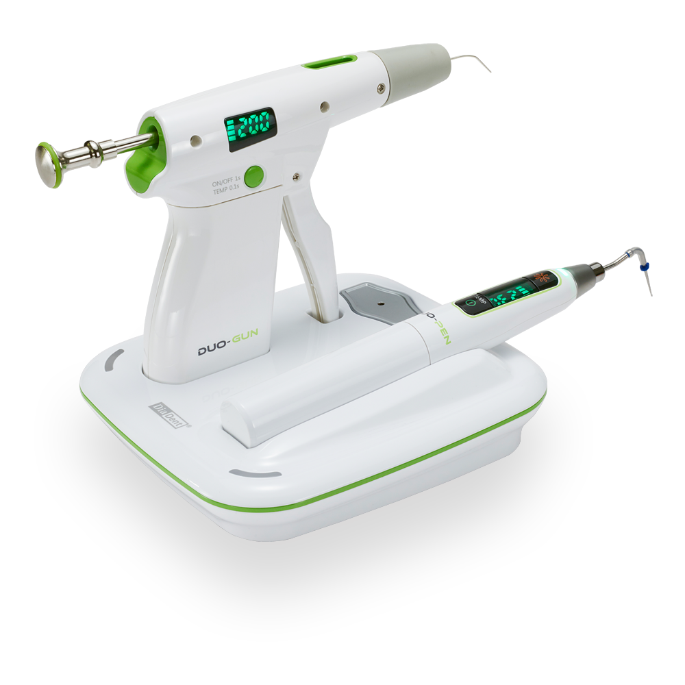 DiaDent Dia-Duo Complete Cordless Obturation System - Duo-Gun and Duo-Pen on shared charging base