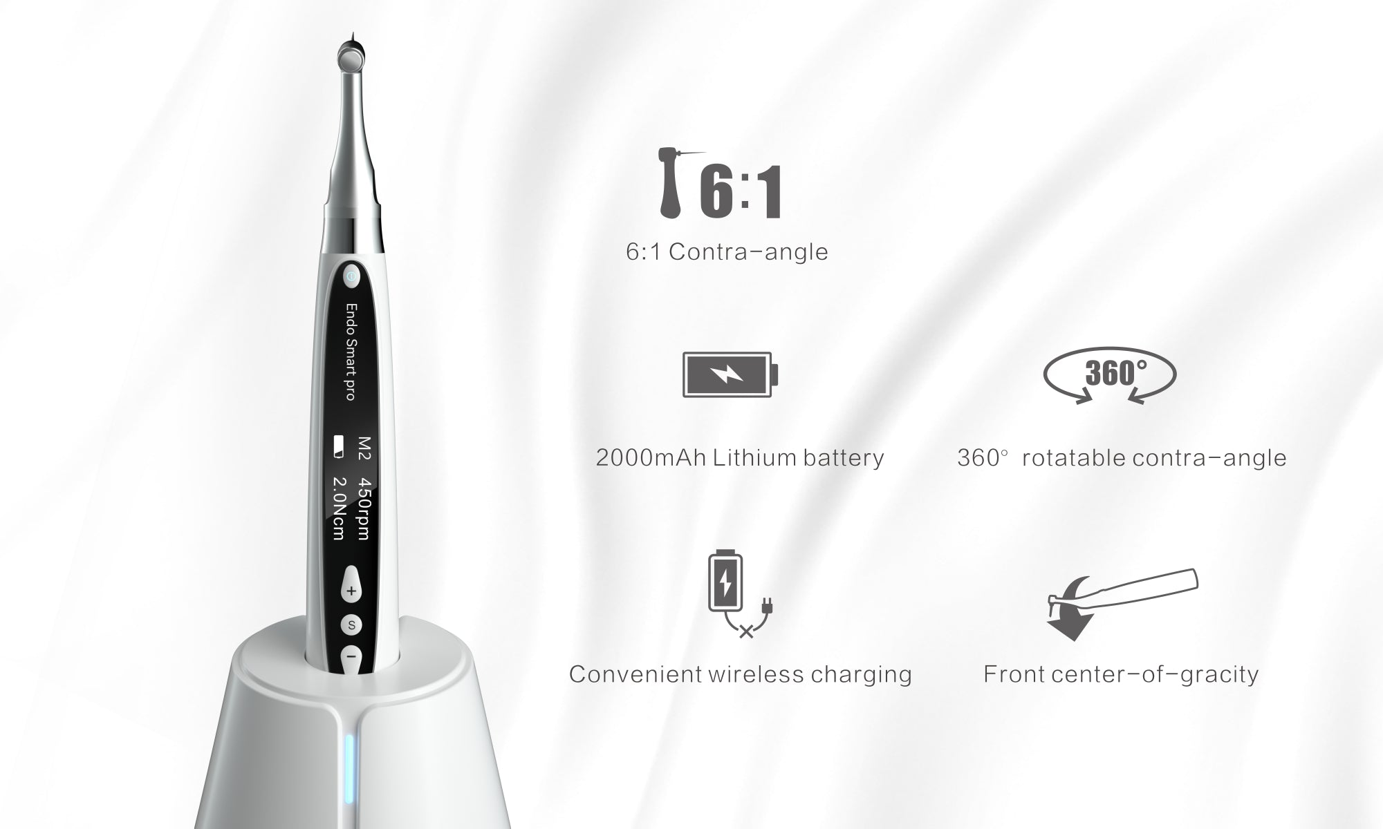 Woodpecker Endo Smart Pro endodontic motor with built-in apex locator